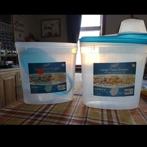 2 Large food keepers